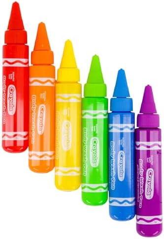 Crayola Taste Beauty Bathtub Bodywash Pens ' Bath per Pack 6 Adult Supervision Recommended