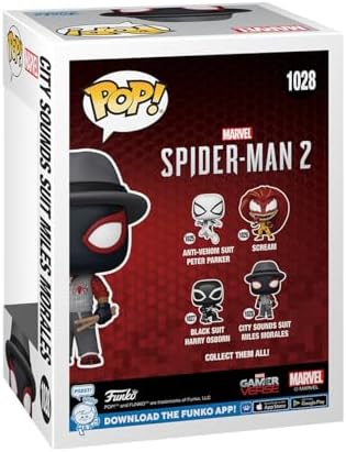 Funko POP Gamerverse - City Sounds Miles - Spider-Man 2 Video Game - Collectable Vinyl Figure