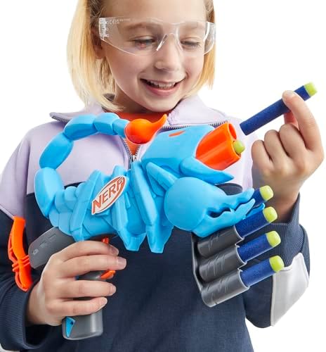 NERF Wild Lionfury Easy Play Dart Blaster 16 Nerf Elite Darts Nerf Blaster Lion for 6