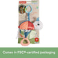 Fisher-Price Baby Stroller Toy Planet Friends Sea Me Bounce Turtle Plush