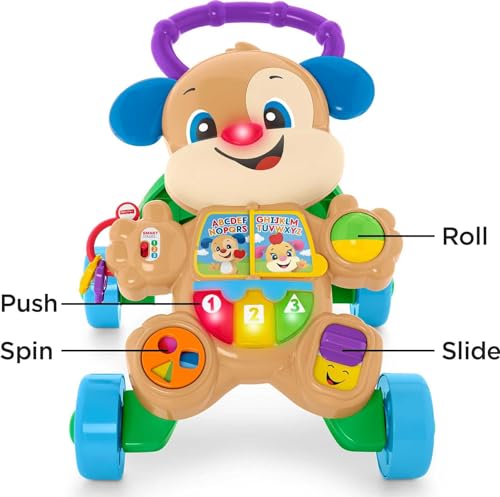 Fisher-Price Baby Toy Laugh Learn Smart Stages Learn with Sis Walker with Music Lights