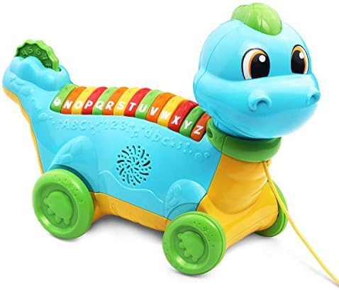 LeapFrog Lettersaurus Alphabet Pull Toy Teal