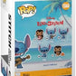 Funko Pop Tee Lilo and Stitch - Ukelele Stitch Flocked - Medium - M - T-Shirt - Clothes