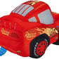 Mattel Disney Pixar Cars Lightning McQueen Talking Plush Toy Car with 10 Sounds 10-inch
