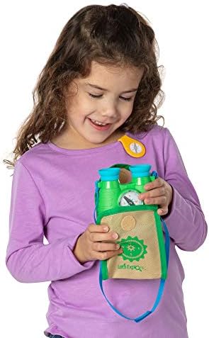 Melissa & Doug Melissa Doug Let's Explore Binoculars Compass Toy Outdoor Activity for