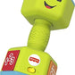Fisher-Price Baby Toddler Toy Laugh Learn Countin' Reps Dumbbell Rattle with Learning