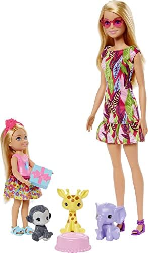 Barbie and Chelsea The Lost Birthday Playset Chelsea Dolls 3 Pets 3 to 7 Year Olds