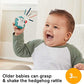 Fisher-Price Baby Toy Tummy Time Fawn Wedge Animal-Themed Support with Mirror Teether