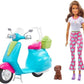 Barbie Fashionistas Doll Scooter Travel Playset
