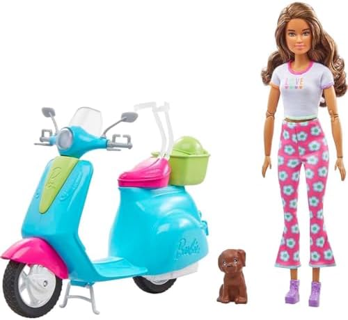 Barbie Fashionistas Doll Scooter Travel Playset