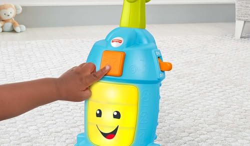 Fisher-Price Toddler Toy Laugh Learn Light-Up Learning Vacuum Musical Push Along for