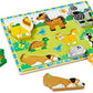 Melissa & Doug Melissa Doug Safari Wooden Chunky Puzzle - 8 Pieces - FSC Certified