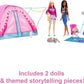 Barbie Dolls 20 It Takes Two Camping Tent Playset