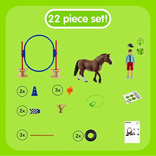 Schleich Farm World Horse for Pony Agility Race Playset