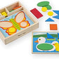 Melissa & Doug Melissa Doug Beginner Wooden Pattern Blocks Educational Toy With 5
