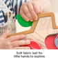 Fisher-Price Baby Toy Hide Peek Pop-Up Animal-Themed Sensory Activity with Wood Accents