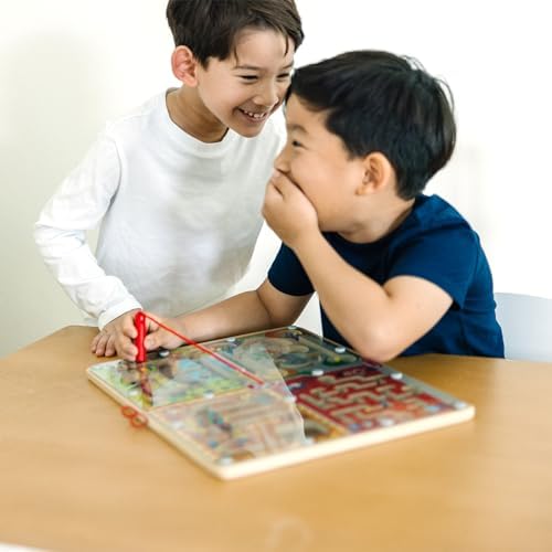 Melissa & Doug Melissa Doug PAW Patrol Wooden 4-in-1 Magnetic Wand Maze Board - FSC