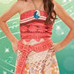 Disney Princess Moana Dress Sing Shimmer Musical Outfit Sing-A-Long to How Far I'll Go