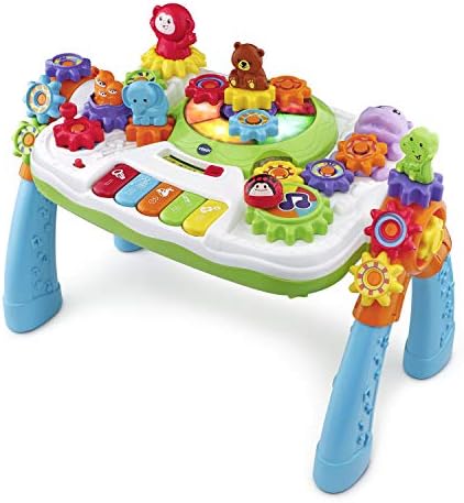VTech GearZooz 2-in-1 Jungle Friends Gear Park Frustration Free Packaging Multicolor