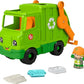 Fisher-Price Little People Musical Toddler Toy Recycling Truck Garbage Vehicle