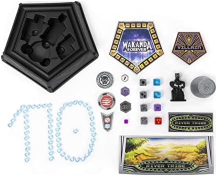 Marvel Spin Master Marvel Wakanda Forever Black Panther Dice-Rolling Game for Families