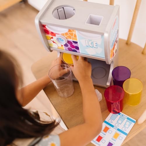 Melissa & Doug Melissa Doug Thirst Quencher Wooden Drink Dispenser With Cups Juice