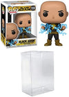 Funko Pop - Black Adam - Black Adam No Cape with Lighting Chest Bundled with a Byron's