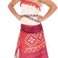 Disney Moana 2 Moana Dress Costume for Girls Adventure Outfit Fashion for Pretend Play