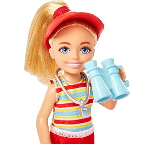 Barbie Playset Chelsea Can Be Blonde Lifeguard Small Doll Set with Outfit 6 Career
