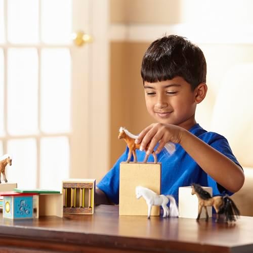 Melissa & Doug Melissa Doug Horse Carrier Wooden Vehicle