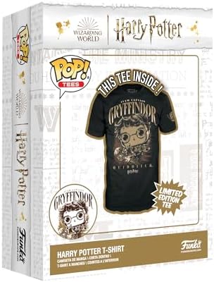Funko Pop Boxed Tee Harry Potter - Quidditch Harry Adult Large