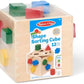 Melissa & Doug Melissa Doug Shape Sorting Cube - Classic Wooden Toy With 12 Shapes