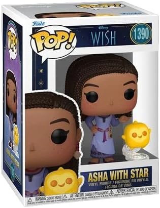 Funko Pop Disney Wish - Asha with Star Bundled with a Byron's Attic Protector