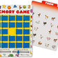 Melissa & Doug Melissa Doug Travel Memory Game 1 Scratch Fun Mini-Pad Bundle 02090