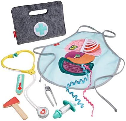 Fisher-Price Preschool Toy Patient and Doctor Set 7-Piece Kit for Medical Pretend Play