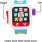 Fisher-Price Baby to Toddler Toy Laugh Learn aTime to Learn Smartwatch with Lights Music