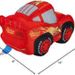Mattel Disney Pixar Cars Lightning McQueen Talking Plush Toy Car with 10 Sounds 10-inch