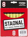 Crayola Bulk Extra Large Marking Crayons Black 8 Count 52-0002-2-051