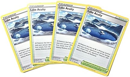 Pokemon Lake Acuity 160196 - Lost Origin - 4X Pokemon Trainer Card - Playset X4 NM