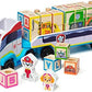Melissa & Doug Melissa Doug PAW Patrol Wooden ABC Block Truck 33 Pieces - Sort And Stack Alphabet Blocks For Toddlers Vehicle