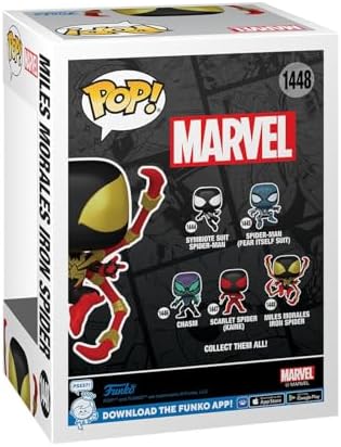 Funko POP Marvel Spider-Man Comics - Miles Morales Iron Spider - 16 Odds for Rare Chase Variant - Marvel Comics - Collectable Vinyl Figure
