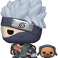 Funko Pop Naruto Shippuden Naruto Uzumaki Kurama Link Mode Figure Multicolor Kakashi with