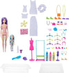 Barbie Color Reveal Toy Set Tie-Dye Fashion Maker with Barbie Chelsea Doll