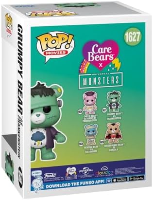 Funko POP Movies Universal Monsters x Care Bears - Tender Heart Bear As Dracula - Collectable Vinyl Figure