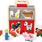 Melissa & Doug Melissa Doug Wooden Take-Along Barn Toy with Flip-Up Roof and Handle 10