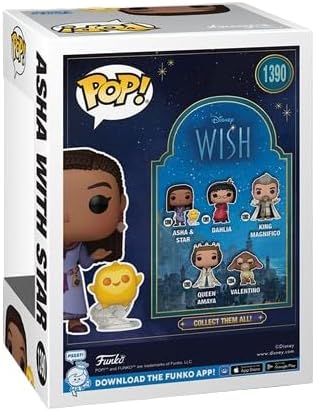 Funko Pop Disney Wish - Asha with Star Bundled with a Byron's Attic Protector