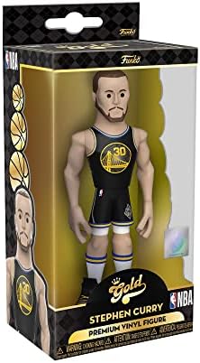 Funko Pop Gold NBA Warriors - Steph Curry City 5 with Chase Styles May Vary