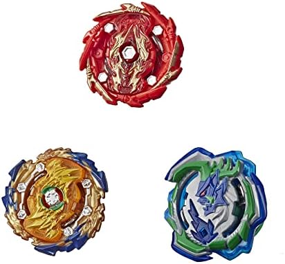 Beyblade Burst Rise Hypersphere Battle Heroes 3-Pack - Ace Dragon D5 Rudr R5 Viper Hydrax
