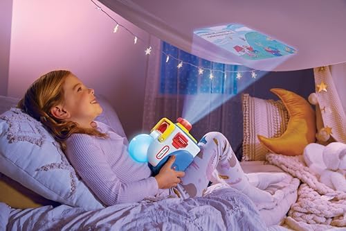 little tikes Story Dream Machine Starter Pack with 3 Classic Fairytale Stories - Light