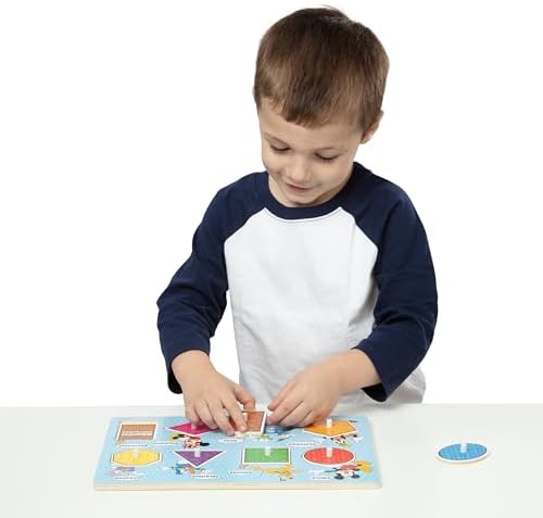 Melissa & Doug Melissa Doug Disney Wooden Peg Puzzle